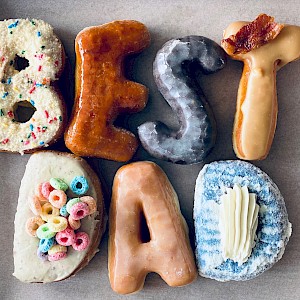 Letter Doughnut (A-Z, 0-9) Image